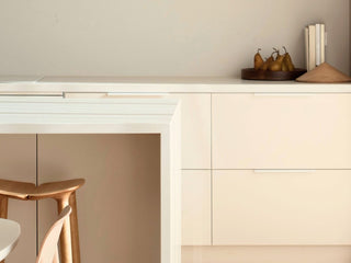 White Cabinet Handles