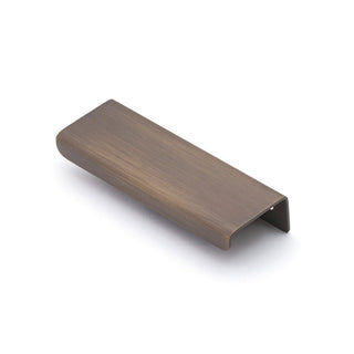 Ledge 100mm Solid Brass Lip Pull - Bronze