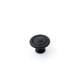 Shaker 35mm Fluted Knob - Matt Black