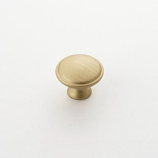 Century 30mm Round Knob - Matt Brushed Brass