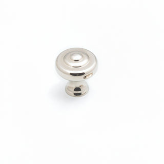 Decade 32mm Fluted Knob - Polished Nickel