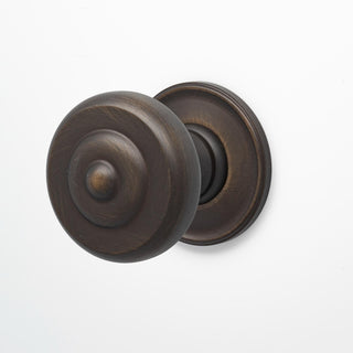 Decade 38mm Fluted Knob & Backplate - Bronze