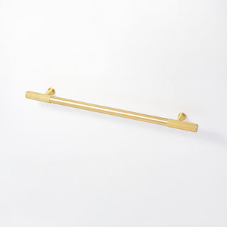 Ridge 450mm Door Pull - Rear Fix - Satin Brass