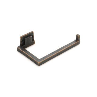 Cast Prism Toilet Roll Holder - Light Bronze