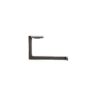 Cast Prism Toilet Roll Holder - Light Bronze
