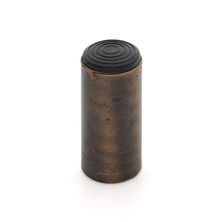 Cast 70mm Wall-Mounted Door Stopper - Light Bronze
