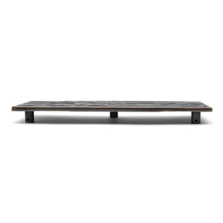 Cast 420mm Stack Rectangle Door Pull - Silver