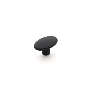 Century 37mm Oval Knob - Matt Black