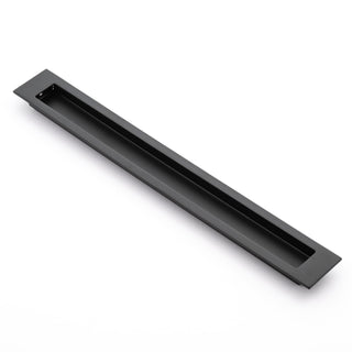 Slate 300mm Recessed Pull - Matt Black