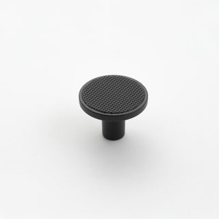 Monaco 30mm Round Knob - Matt Black