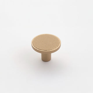 Monaco 30mm Round Knob - Matt Gold