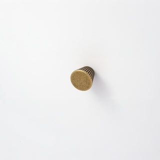 Cascade 30mm Cone Knob - Antique Brass