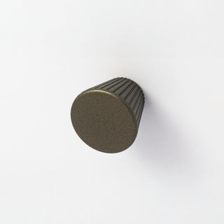 Cascade 30mm Cone Knob - Bronze Olive