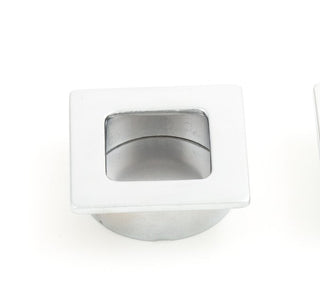 Dune 50mm Square Recessed Pull - Satin Chrome