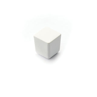 Dune 25mm Square Knob - Matt White