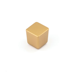 Dune 25mm Square Knob - Satin Gold
