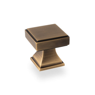 Kensington 30mm Knob - Aged Brass