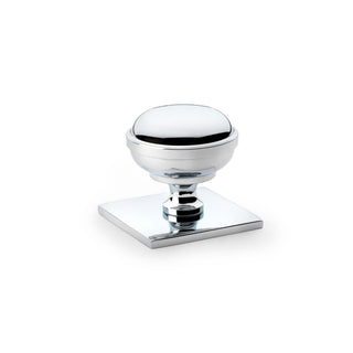 Hastings 34mm Knob on Backplate - Polished Chrome
