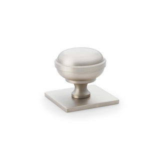 Hastings 34mm Knob on Backplate - Satin Nickel