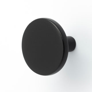 Reed 35mm Round Knob - Matt Black