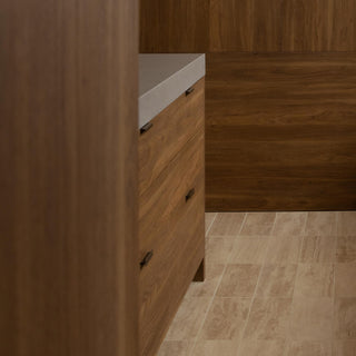 Ledge 100mm Solid Brass Lip Pull - Bronze