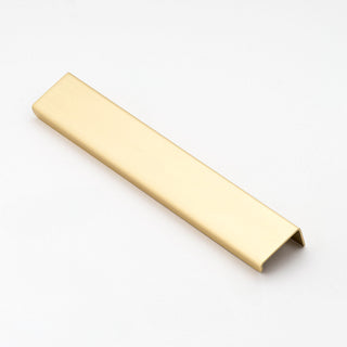 Ledge 200mm Solid Brass Lip Pull - Satin Brass