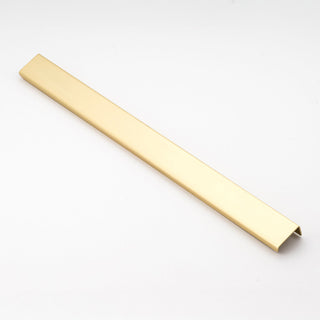 Ledge 400mm Solid Brass Lip Pull - Satin Brass