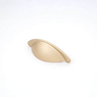 Shaker 64mm Cup Pull - Matt Brushed Brass