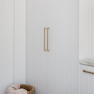 Terrace 224mm Handle - Matt Brushed Brass