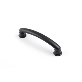Decade 102mm Ridged Handle - Matt Black