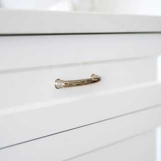 Decade 102mm Ridged Handle - Polished Nickel
