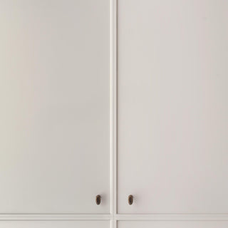 Cast Ovo 31mm Cabinet Knob - Silver