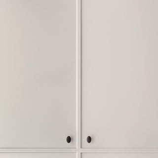 Century 37mm Oval Knob - Matt Black