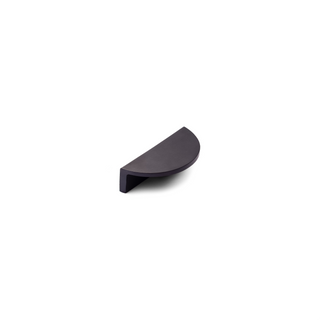 Cove 90mm Semi-Circle Solid Brass Pull - Matt Black