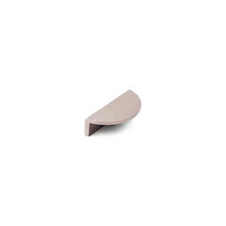 Cove 90mm Semi-Circle Solid Brass Pull - Dull Brushed Nickel