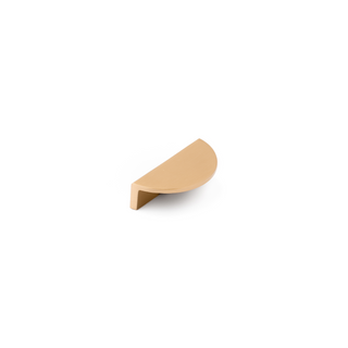 Cove 90mm Semi-Circle Solid Brass Pull - Satin Brass