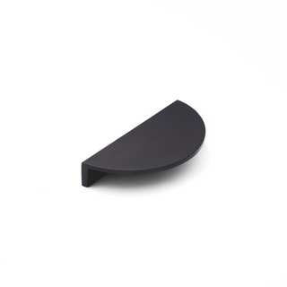 Cove 140mm Semi-Circle Solid Brass Pull - Matt Black