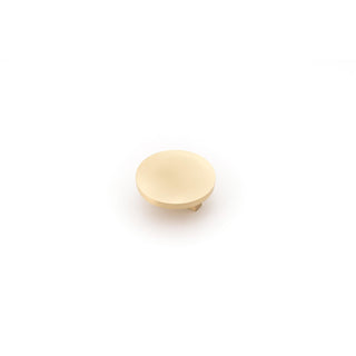 Cove 60mm Round Disc Knob - Brushed Brass
