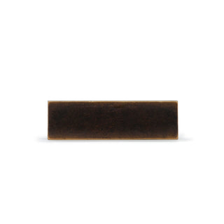 Cast 96mm Square Cup Pull - Dark Bronze