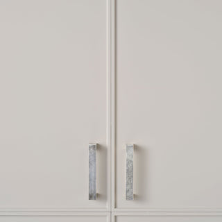 Cast 128mm D-Pull Handle - Silver
