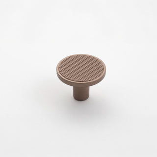 Monaco 30mm Round Knob - Matt Rose Gold