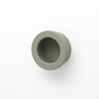 Dune 30mm Circle Recessed Pull - Dusty Olive