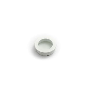 Dune 40mm Circle Recessed Pull - Matt White