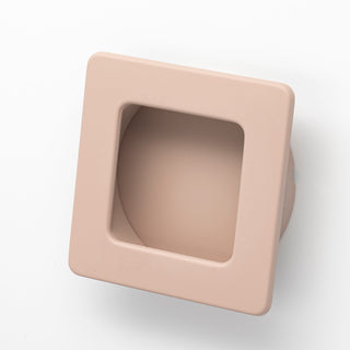 Dune 50mm Square Recessed Pull - Dusty Rose