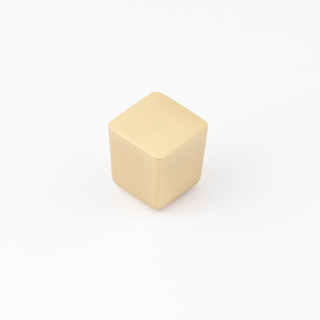 Dune 25mm Square Knob - Brushed Gold