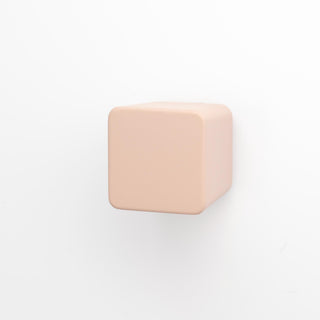 Dune 25mm Square Knob - Dusty Rose