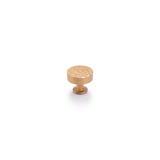Tarn 35mm Hammered Knob - Satin Brass