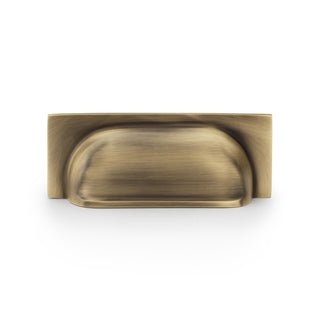 Hastings 96mm Cup Pull - Aged Brass