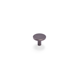 Reed 35mm Round Knob - Gunmetal