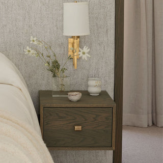 Cast 40x30mm Rectangle Knob - Light Bronze